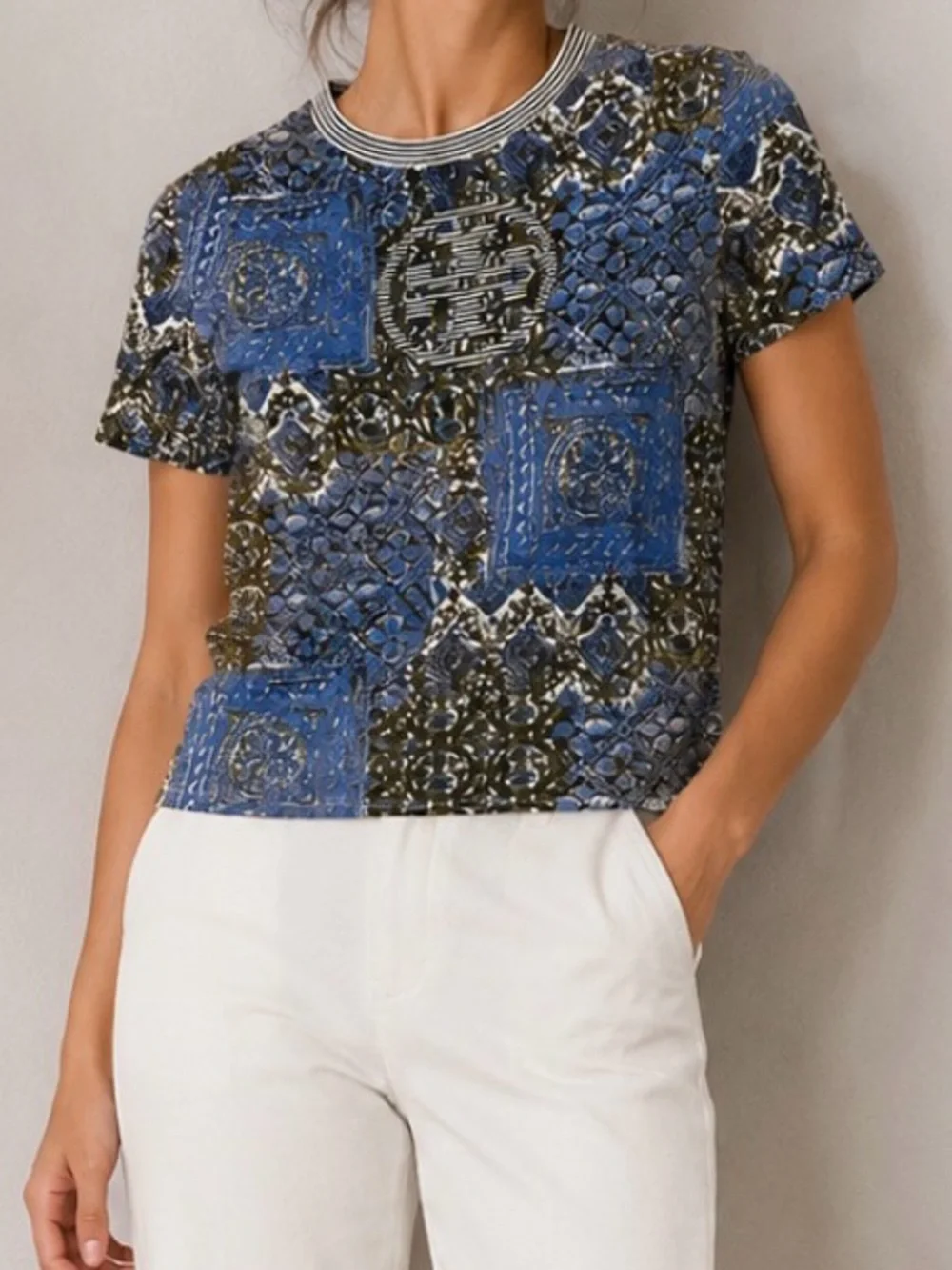 Tory Burch Pima Cotton Large Tee